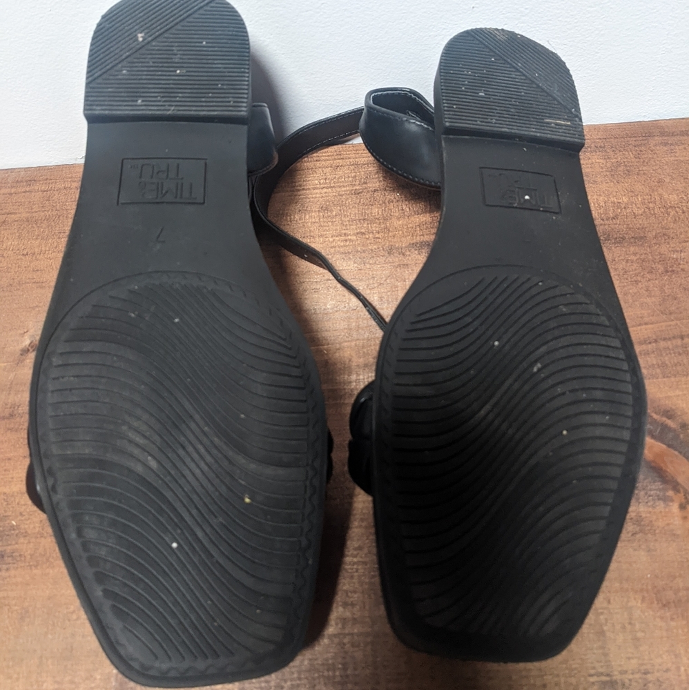 Black braided sandals - Picture 4 of 5